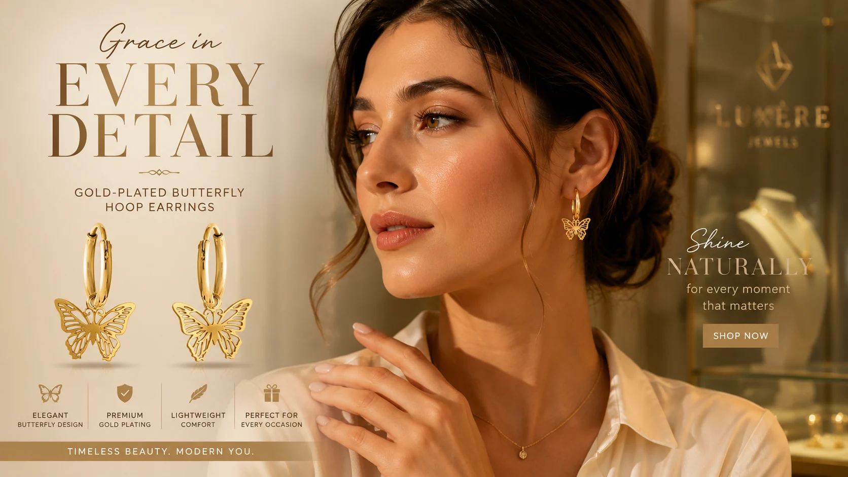 PALMONAS Sylvia Butterfly Hoop Earrings Review