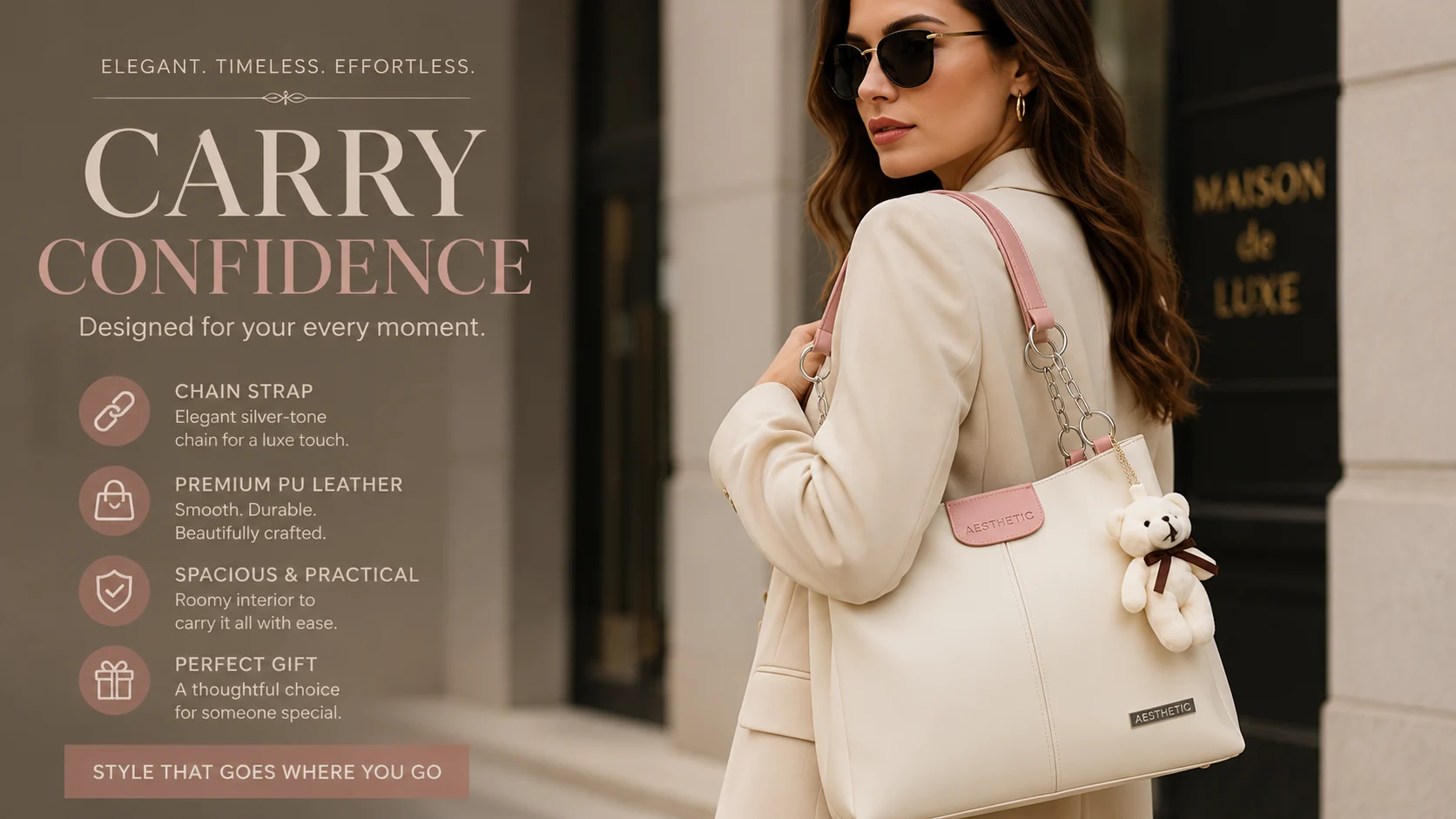AESTHETIC Women’s Shoulder Handbag Review