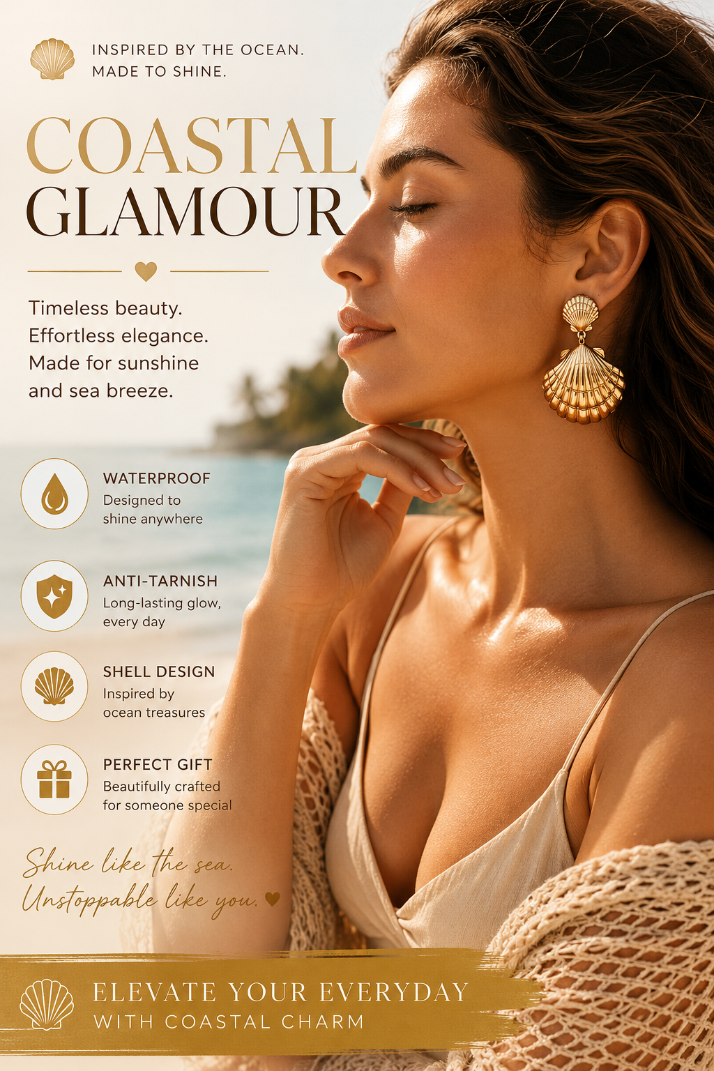PALMONAS Shell Drop Earrings Review