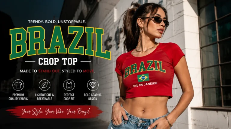 MANGMAO Women's Brazil Crop Top Y2K Graphic Tee Review