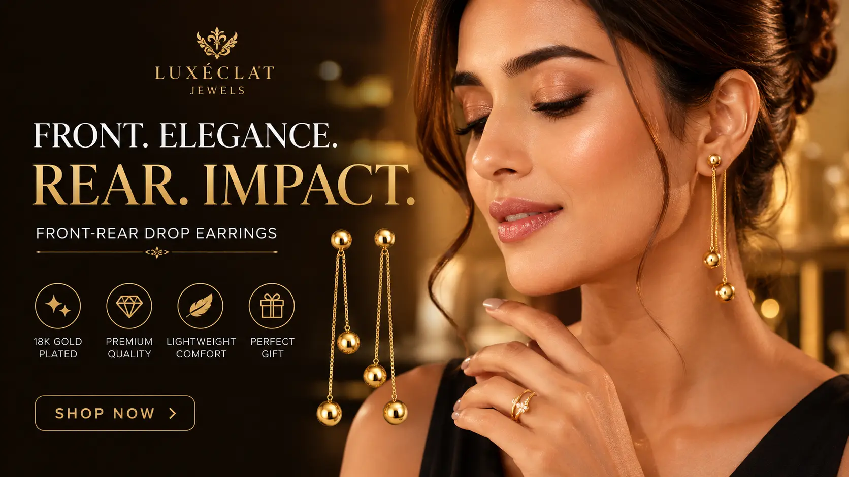 These Modern Drop Earrings Elevate Every Outfit