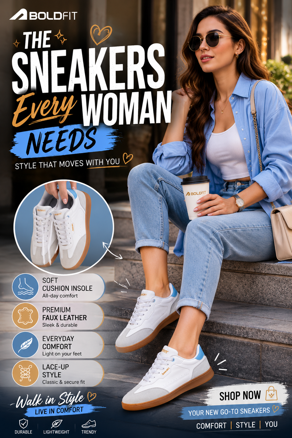 Boldfit Klunys Elite Sneakers for Women Review